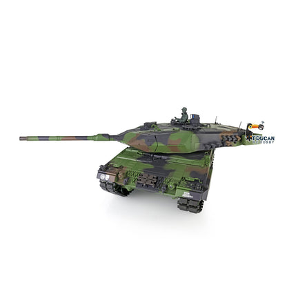 IN Stock Henglong 1/16 TK7.0 Plastic 3889 Leopard2A6 RTR RC Tank 360 Degrees Turret BB Infrared Combat Smoke Sound Light Metal Barrel