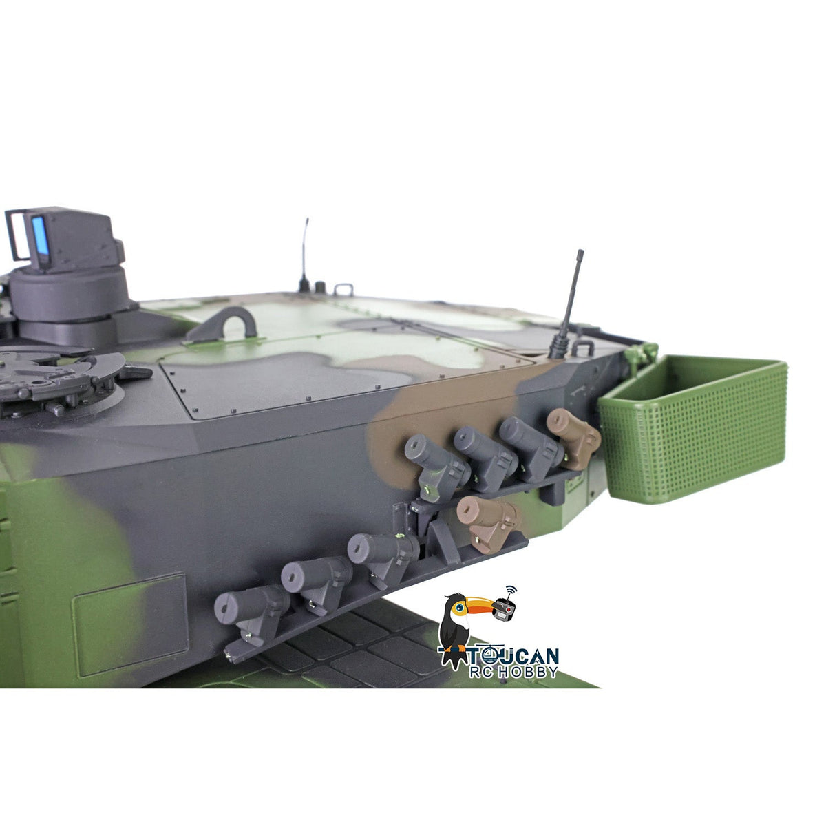 IN Stock Henglong 1/16 TK7.0 Plastic 3889 Leopard2A6 RTR RC Tank 360 Degrees Turret BB Infrared Combat Smoke Sound Light Metal Barrel