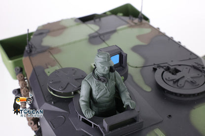 IN Stock Henglong 1/16 TK7.0 Plastic 3889 Leopard2A6 RTR RC Tank 360 Degrees Turret BB Infrared Combat Smoke Sound Light Metal Barrel