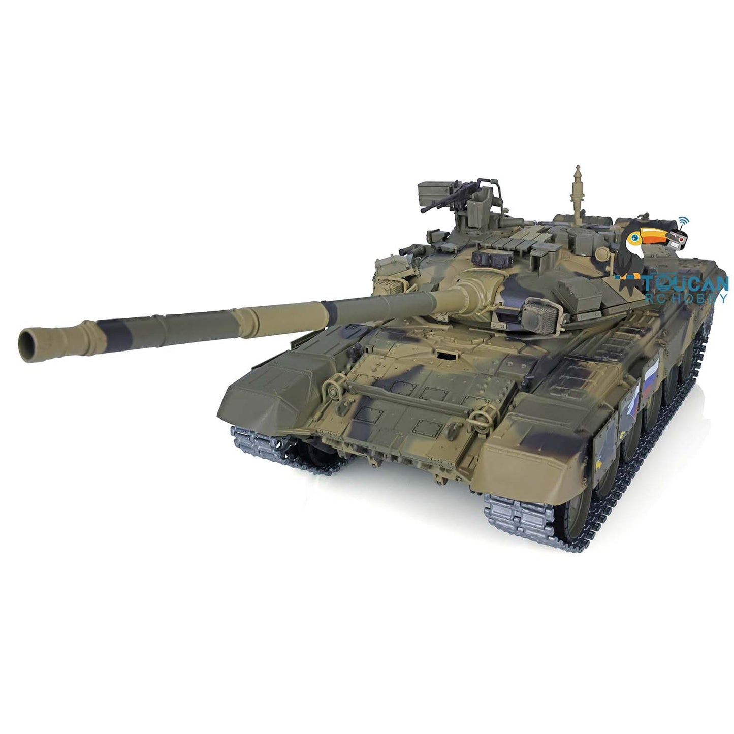 Henglong 1/16 TK7.0 Promotion Russian T90 3938 RTR RC Tank Model BB IR 360 Degrees Turret Smoke Metal Tracks Gearbox Sprockets Idlers Wheeels