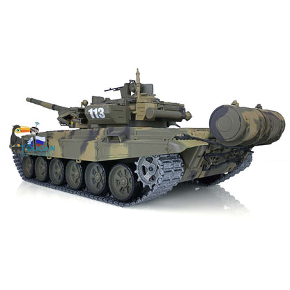 Henglong 1/16 TK7.0 Plastic Russian T90 RTR RC Tank 3938 with Steel Gearbox Metal Barrel Recoil 360 Degrees Turret BB Unit Infrared Combat