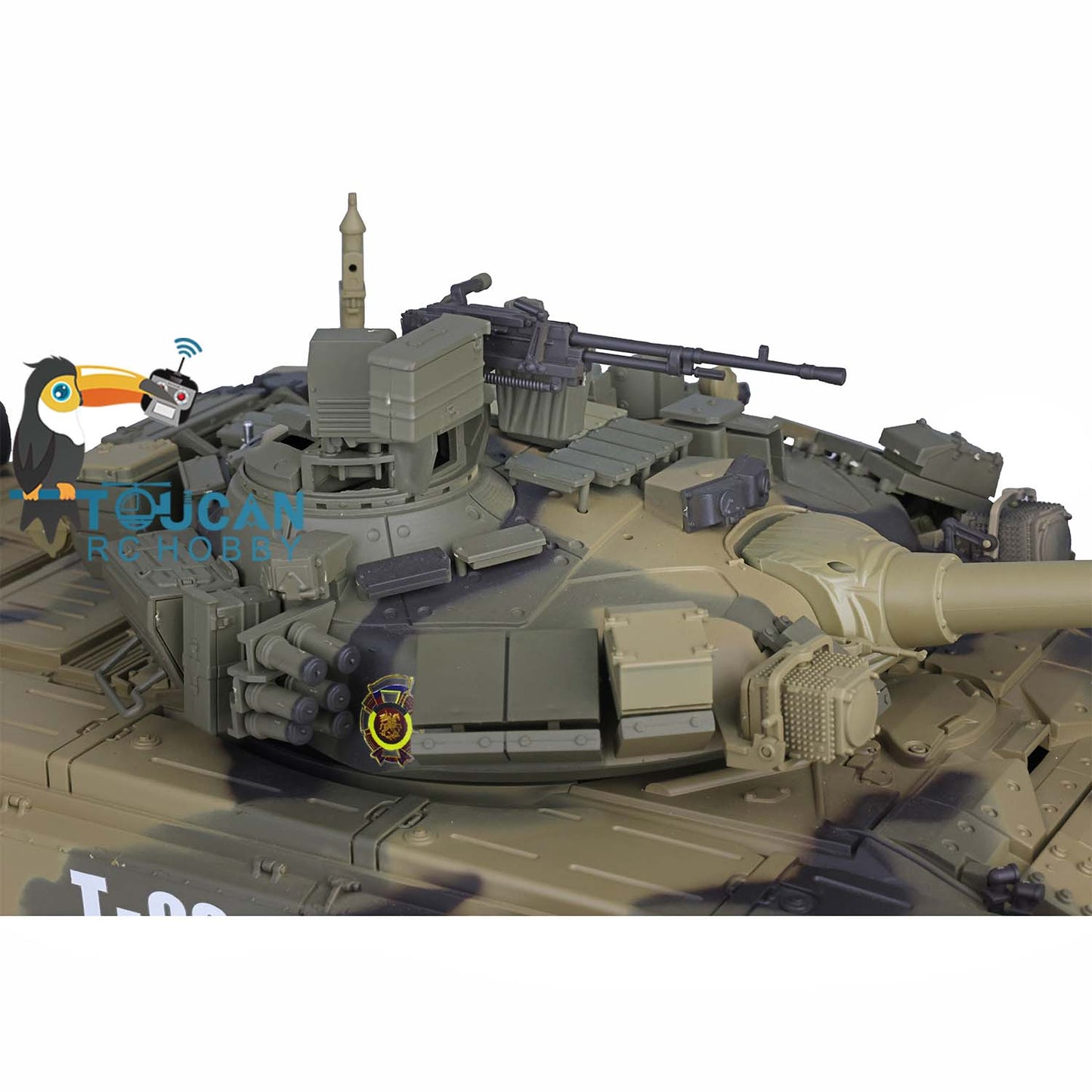 Henglong 1/16 TK7.0 Promotion Russian T90 3938 RTR RC Tank Model BB IR 360 Degrees Turret Smoke Metal Tracks Gearbox Sprockets Idlers Wheeels