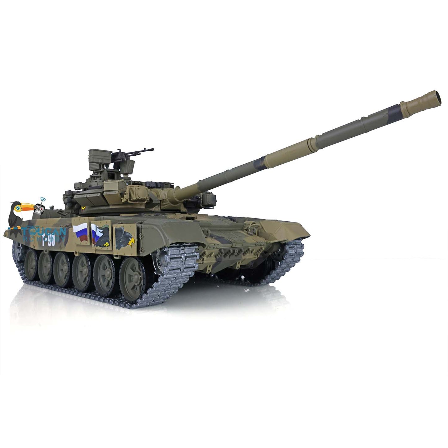 Henglong 1/16 TK7.0 Promotion Russian T90 3938 RTR RC Tank Model BB IR Smoke Metal Tracks Sprockets Idlers Wheels Steel Gearbox