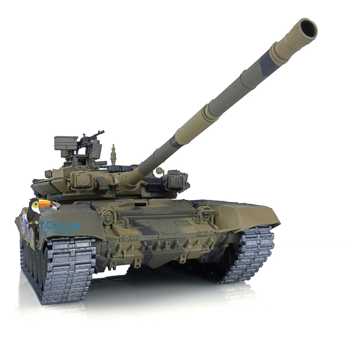 Henglong 1/16 TK7.0 Promotion Russian T90 3938 RTR RC Tank Model BB IR 360 Degrees Turret Smoke Metal Tracks Gearbox Sprockets Idlers Wheeels