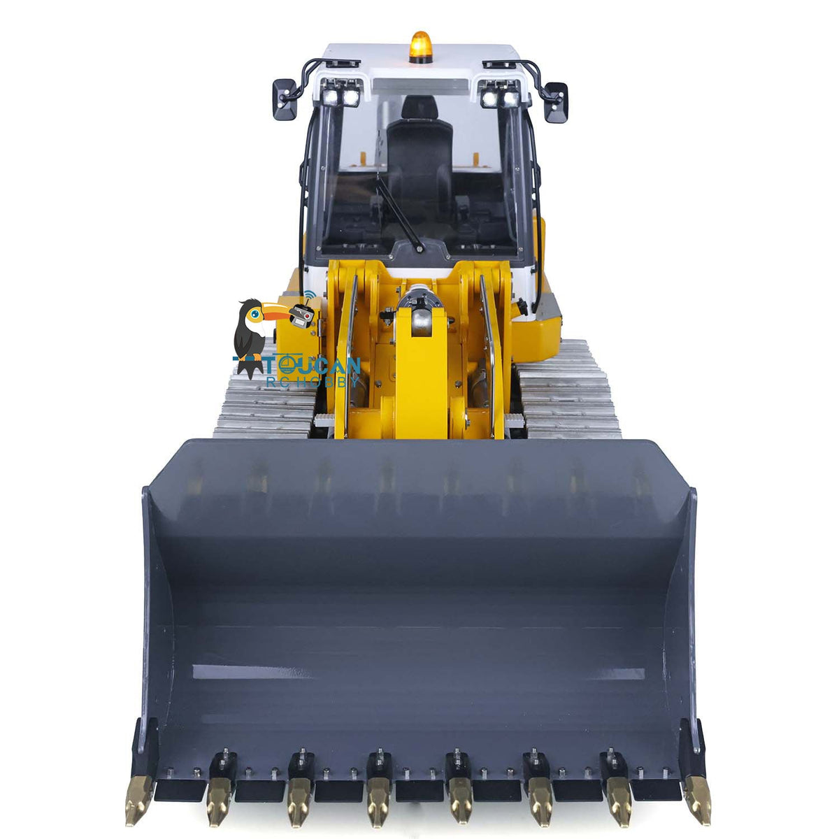 TOUCAN RC HOBBY LESU LR636 1/14 Metal Hydraulic RC Wheel Loader Model with Sound Light System for Construction Vehicle Enthusiast Backyard Fun