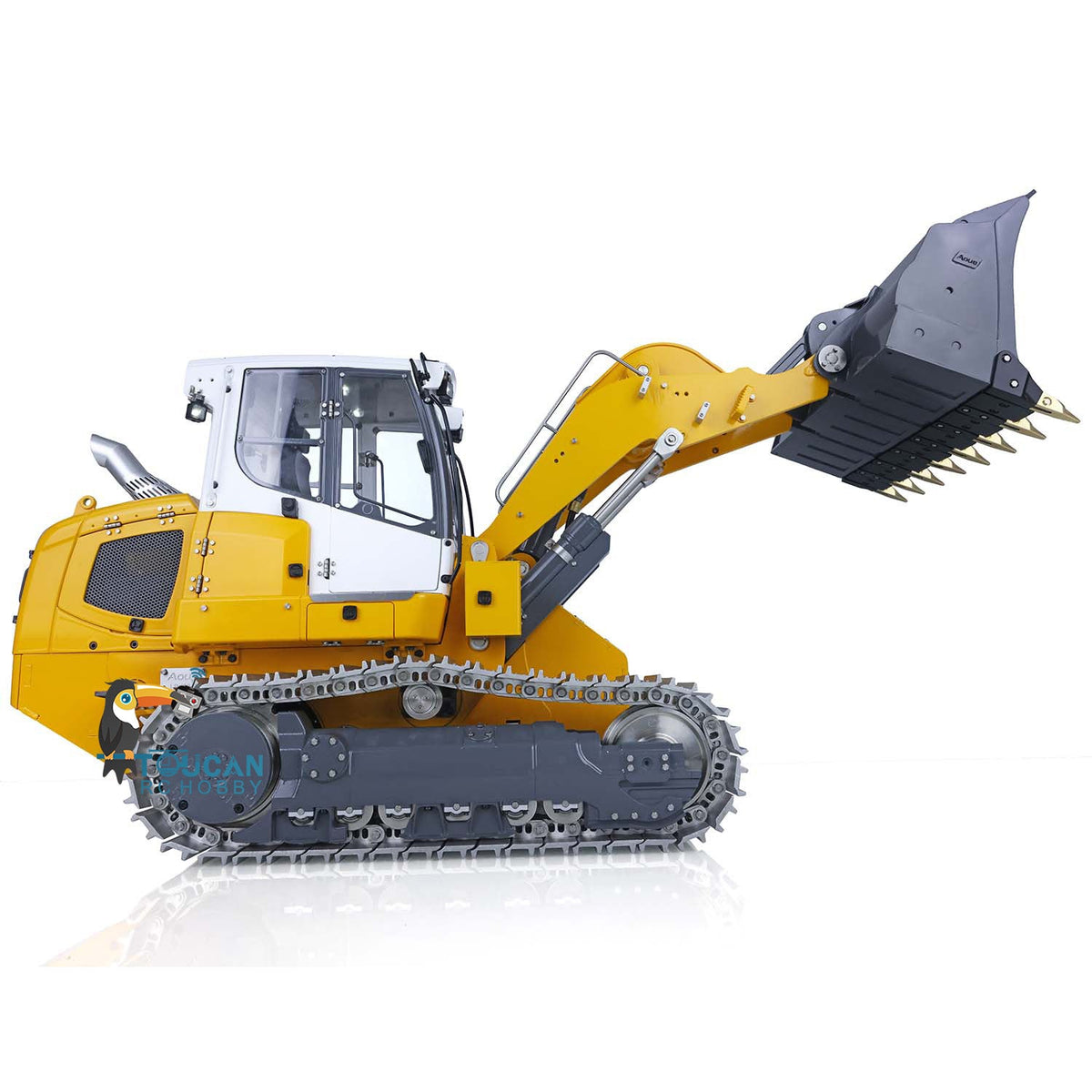 TOUCAN RC HOBBY LESU LR636 1/14 Metal Hydraulic RC Wheel Loader Model with Sound Light System for Construction Vehicle Enthusiast Backyard Fun
