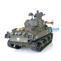 Henglong 2.4G 1/16 TK7.0 Plastic USA M4A3 Sherman 3898 RTR RC Tank Model with Infrared Combat BB Smoke Light Sound System Metal Barrel