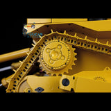 Fast  Free Shipping 1/14 Metal RC Hydraulic Bulldozer Remote Control DXR2 Model RTR D10T Tracked Dozer Light 3T Sound System