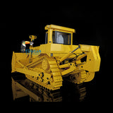 Fast  Free Shipping 1/14 Metal RC Hydraulic Bulldozer Remote Control DXR2 Model RTR D10T Tracked Dozer Light 3T Sound System
