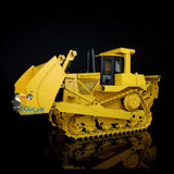Fast  Free Shipping 1/14 Metal RC Hydraulic Bulldozer Remote Control DXR2 Model RTR D10T Tracked Dozer Light 3T Sound System