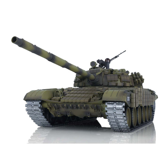 Henglong 1/16 TK7.0 Promotion 3939 Russian T72 RTR RC Tank with Armored BB IR Smoke 360 Degrees Turret Metal Gearbox Tracks Sprockets Idlers Wheels