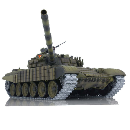 Henglong 1/16 TK7.0 Promotion 3939 Russian T72 RTR RC Tank with Armored BB IR Smoke 360 Degrees Turret Metal Gearbox Tracks Sprockets Idlers Wheels