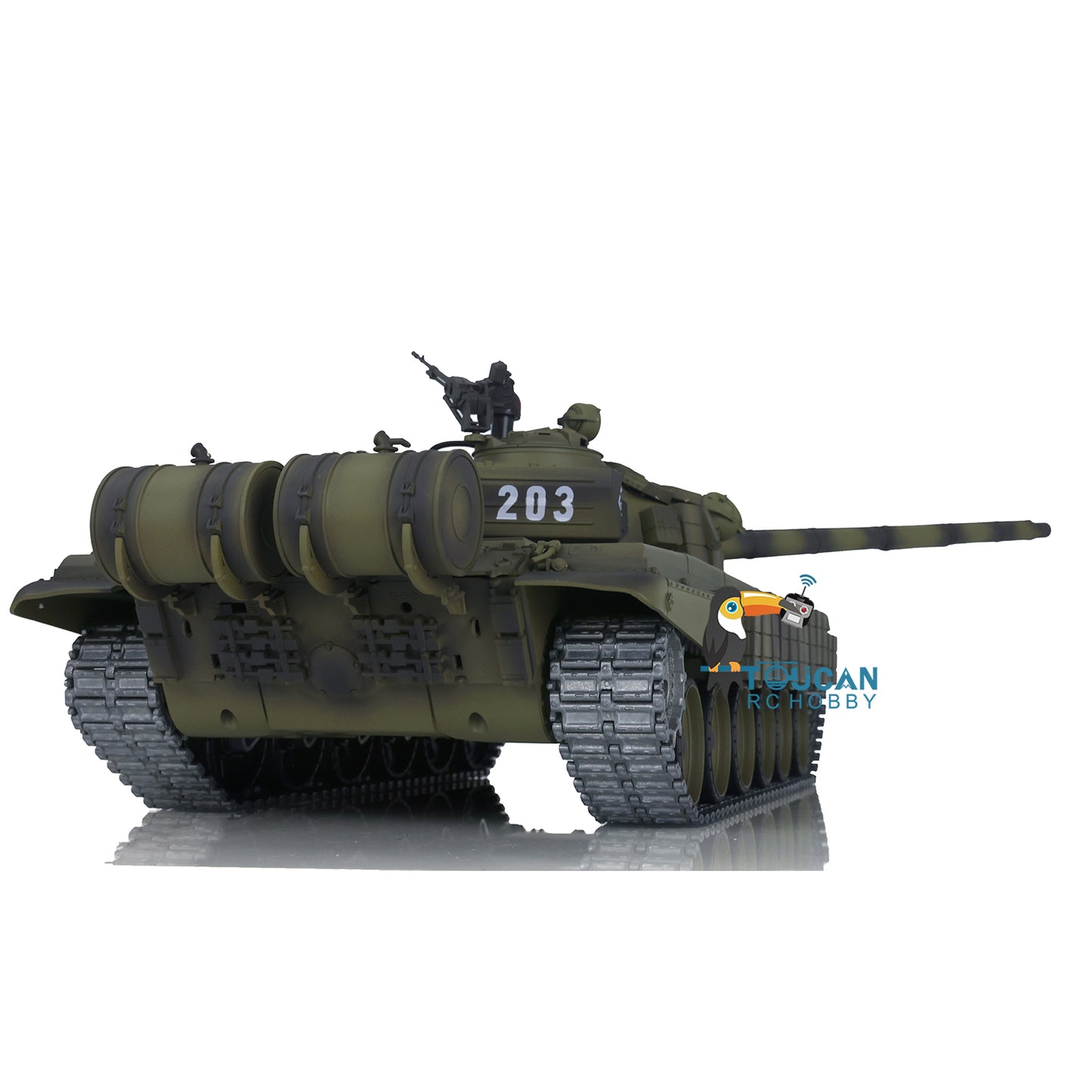 2,4 GHz Henglong Fernbedienung Ready To Run Maßstab 1/16 TK7.0 BB IR T72 Tank 3939 Metallketten Kettenräder Leiträder Rauch Sound