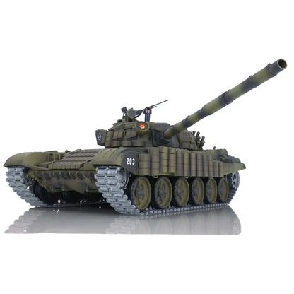 Henglong 1/16 TK7.0 Promotion 3939 Russian T72 RTR RC Tank with Armored BB IR Smoke 360 Degrees Turret Metal Gearbox Tracks Sprockets Idlers Wheels