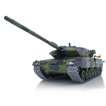 Henglong 1/16 TK7.0 German King Tiger 3888A German Leopard2A6 3889 RTR RC Tank Barrel Recoil BB IR Smoke Metal Idlers Sprockets Wheels Tracks