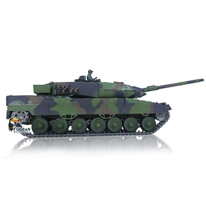 Henglong 1/16 TK7.0 Promotion German Leopard2A6 RTR RC Tank 3889 with 360 Degrees Turret Barrel Recoil Smoke BB IR Metal Tracks Sprockets Idlers Wheels Gearbox