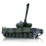 2,4G Henglong 1/16 Maßstab TK7.0 Metall Leopard2A6 Betriebsbereiter ferngesteuerter Panzer 3889 mit 360° Turmketten Kettenräder Leiträder