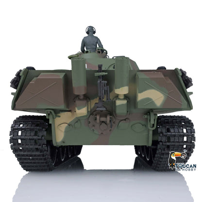 Henglong Plastic 1/16 TK7.0 3879/3878 German Panther G Soviet KV-1 RTR RC Tank 360 Degrees Turret Infrared Combat BB Smoke Metal Barrel