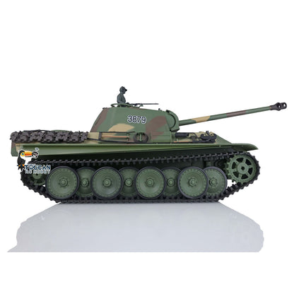 Henglong Plastic 1/16 TK7.0 3879/3878 German Panther G Soviet KV-1 RTR RC Tank 360 Degrees Turret Infrared Combat BB Smoke Metal Barrel