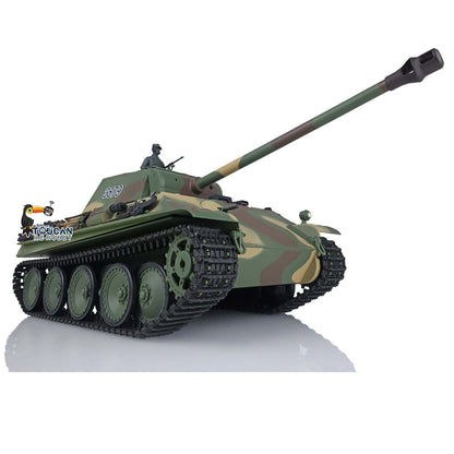 Henglong Plastic 1/16 TK7.0 3879/3878 German Panther G Soviet KV-1 RTR RC Tank 360 Degrees Turret Infrared Combat BB Smoke Metal Barrel