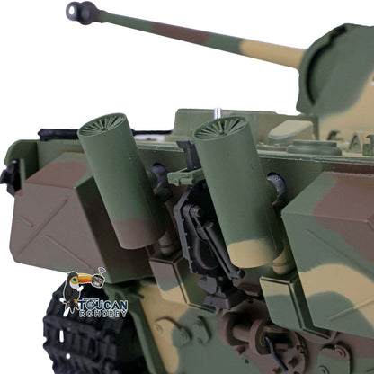 Henglong TK7.0 Deutscher Panther G aus Kunststoff im Maßstab 1/16, fahrbereit, ferngesteuerter Modellpanzer 3879 mit 360-Grad-Turmketten und Kettenrädern