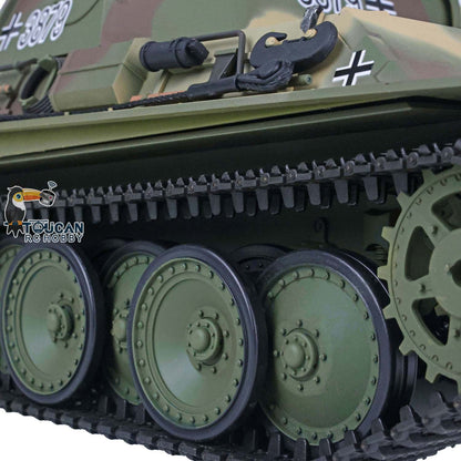 Henglong Plastic 1/16 TK7.0 3879/3878 German Panther G Soviet KV-1 RTR RC Tank 360 Degrees Turret Infrared Combat BB Smoke Metal Barrel