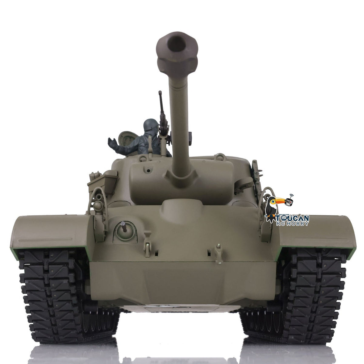 Henglong Plastic 1/16 TK7.0 3838 USA M26 Pershing RTR RC Tank Armored Vehicle Model Smoke Infrared Combat BB Sound Light System