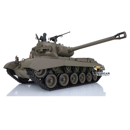 Henglong Plastic 1/16 TK7.0 3838 USA M26 Pershing RTR RC Tank Armored Vehicle Model Smoke Infrared Combat BB Sound Light System