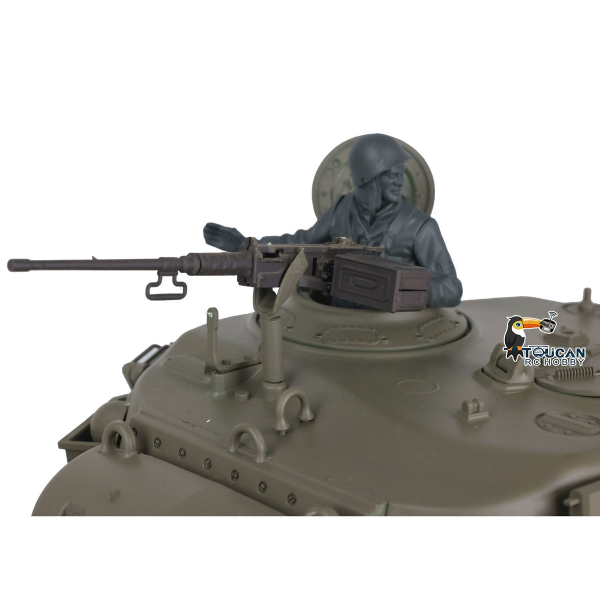 Henglong 1/16 Plastic TK7.0 3838 M26 RTR RC Tank Steel Gearbox FPV 360 Degrees Turret Infrared System Smoke BB Unit Sounds Lights