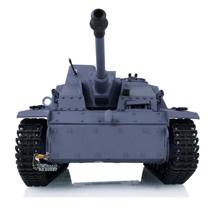 Henglong Plastic 1/16 TK7.0 German Stug III 3868 RTR RC Tank Model Infrared Combat BB Unit Smoke Lights 2 Sounds Metal Barrel