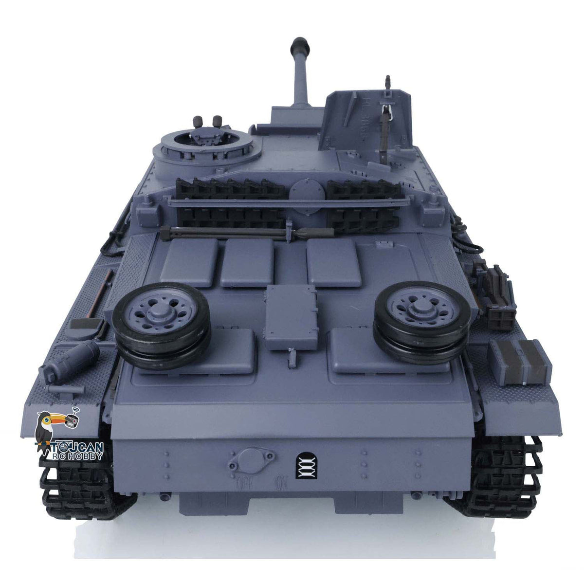 Henglong Plastic 1/16 TK7.0 German Stug III 3868 RTR RC Tank Model Infrared Combat BB Unit Smoke Lights 2 Sounds Metal Barrel