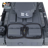 1/16 Scale TK7.0 Upgraded 2.4Ghz Henglong Panzer III L Mental Version RTR RC Tank Model 3848 with 360 Turret Smoke Sound BB IR