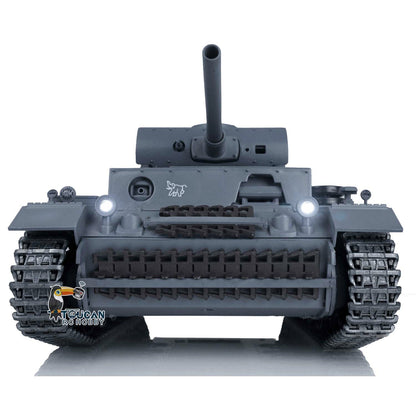 Henglong 2.4G 1/16 TK7.0 Promotion Panzer III L 3848 RTR RC Tank Smoke BB Infrared System Metal Sprockets Idlers Wheels Tracks Gearbox Barrel