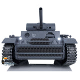 1/16 Scale TK7.0 Upgraded 2.4Ghz Henglong Panzer III L Mental Version RTR RC Tank Model 3848 with 360 Turret Smoke Sound BB IR