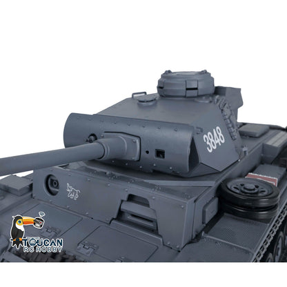 Henglong 1/16 TK7.0 Promotion German Panzer III L RTR RC Tank 3848 FPV 360 Degrees Turret IR BB Smoke Metal Barrel Idlers Sprockets Wheels Tracks Gearbox