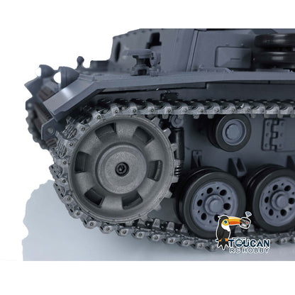 Henglong 1/16 TK7.0 Promotion German Panzer III L RTR RC Tank 3848 FPV 360 Degrees Turret IR BB Smoke Metal Barrel Idlers Sprockets Wheels Tracks Gearbox