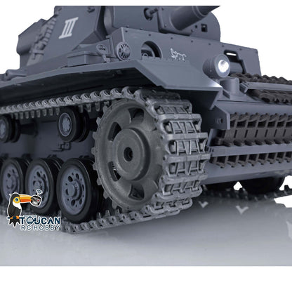 Henglong 1/16 TK7.0 Promotion Panzer III L RTR RC Tank 3848 Infrared Combat BB 360 Degrees Turret Smoke Metal Tracks Sprockets Idlers Barrel