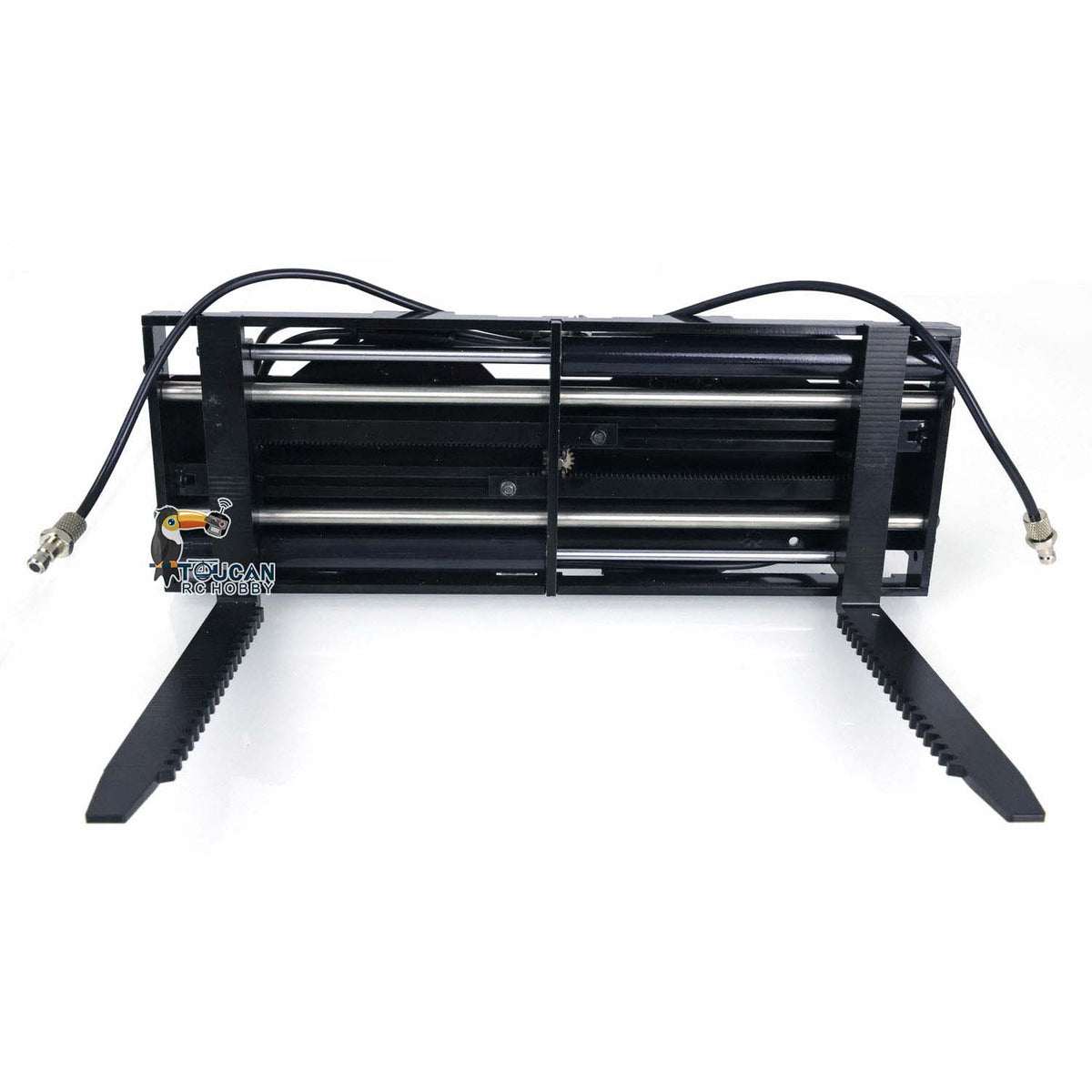 Metall-Wurzelrechengreifer-Sortiergreifer-Aufsatz für MTM 1/14 RC-Hydrauliklader WA480 E260L Baufahrzeug-Modellteile
