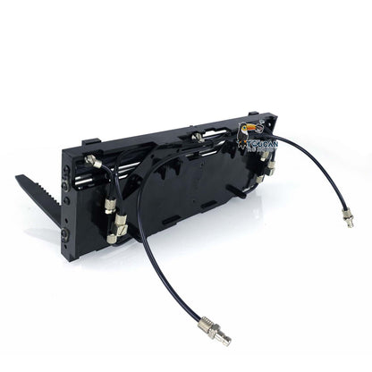 Metall-Wurzelrechengreifer-Sortiergreifer-Aufsatz für MTM 1/14 RC-Hydrauliklader WA480 E260L Baufahrzeug-Modellteile