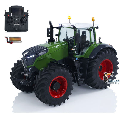 TOUCAN RC HOBBY 4WD Brand New LESU AOUE 1050 1/14 Metal Hydraulic RC Tractor Radio Control Vehicle Light Sound 4X4 Emulated Agricultural Car Hobby Models