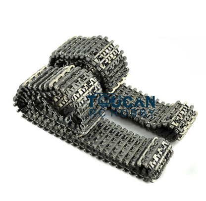 Metal Tracks Idler Sprockets Front Armour Guard Plate Ajusters Bearings For Henglong 1/16 German Tiger I 3818 Panther RC Tank DIY Parts