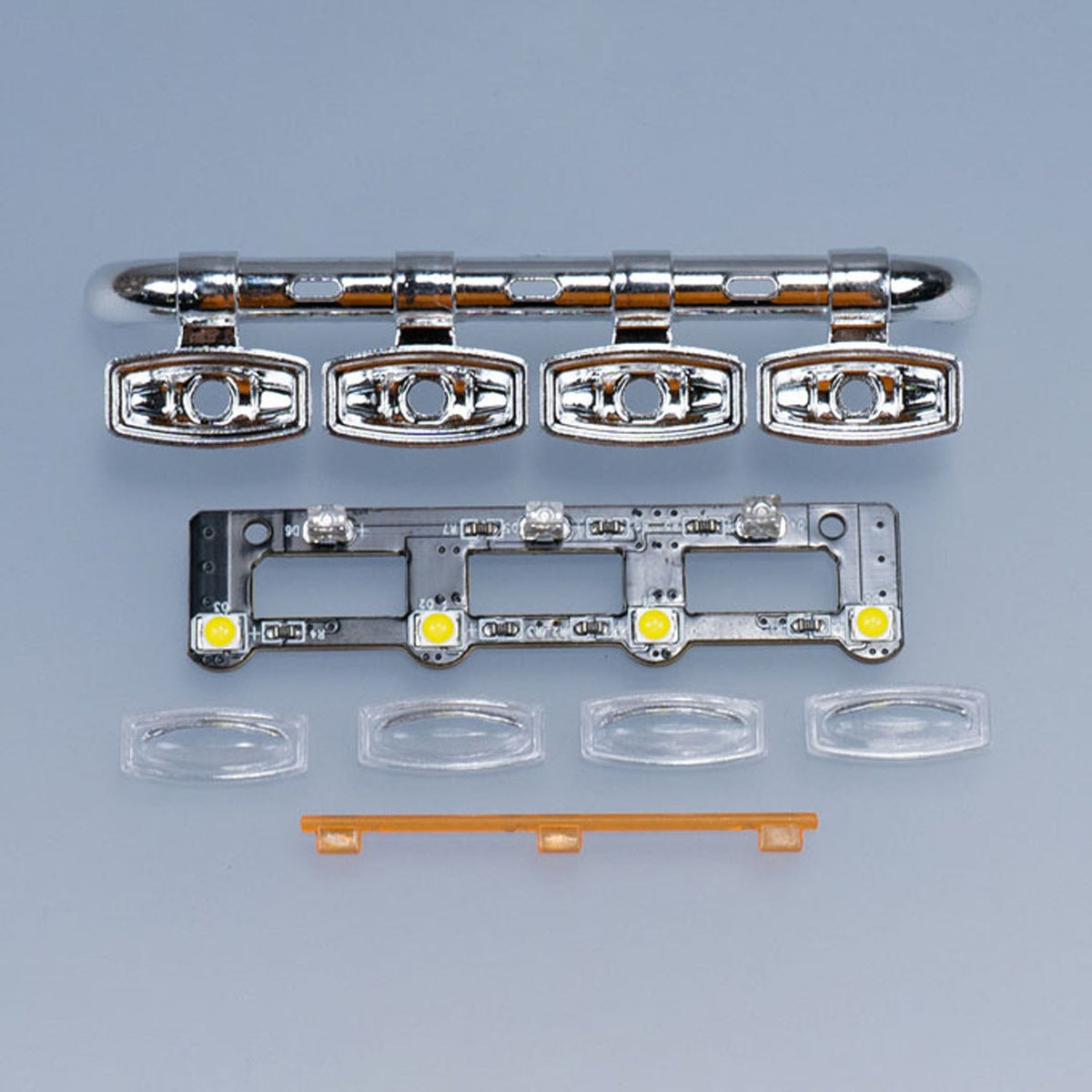 1/14 Kunststoff-Vorderseite 5V Scheinwerfer für DIY Tamiya SC 770S Fernbedienung Traktor LKW 56368 56371 RC LKW Auto Modell Teile