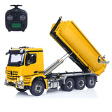 8X8 1/14 Hydraulischer RC Vollkipper Metall Fernbedienung Roll On Off Kipper BZ 3363 Automodell Sounds Lichter FlySky ST8 Radio