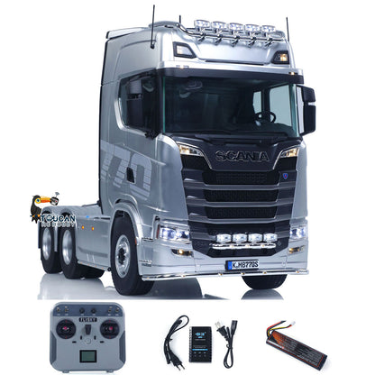 KABOLITE 1/14 770S 100 RC Sattelzugmaschine 6x6 Ferngesteuertes LKW Auto 2-Gang-Getriebe Differentialsperre Akku Funk RTR Modell