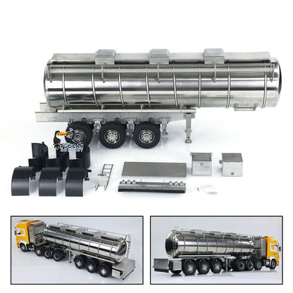 1/14 Metall 6 * 6 Auflieger Kraftstofftank für RC Traktor LKW Transport Anhänger Funksteuerung Modell