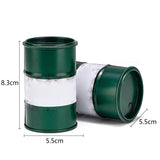 Metal Mini Oil Barrel YG010 YG012 Openable Lid For Desk Decoration Gaming Diorama Prop Industrial Chic Design Weathering Finish