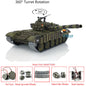 Henglong 1/16 TK7.0 Russia T72 RTR RC Tank 3939 with Red Eyes Armor 360 Degrees Turret BB IR Smoke Metal Tracks Gearbox Sprockets Idlers Wheels
