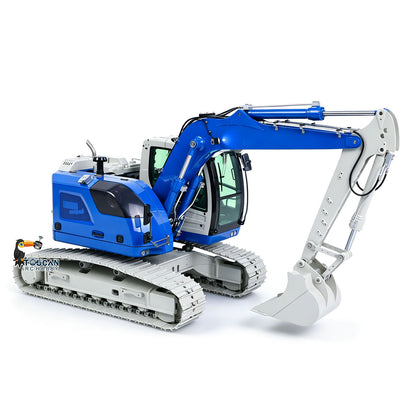 TOUCAN RC HOBBY 1/14 Metal 3CH 2Arms RC Hydraulic Tracked Excavator JDM-208 R920 Radio Control Digger Engineering Vehicle Light Battery Motor