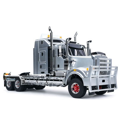 JDM 518K 6x4 1/14 Metal Remote Control Tractor Truck W509 2 Speed Gearbox RC Lorry Car Motor ESC Light Sound System RTR Model