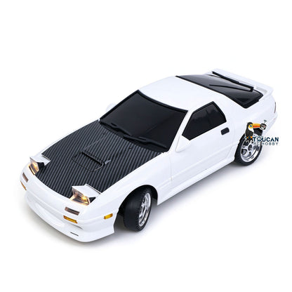 TOUCAN RC HOBBY LDRC 1/18 RX7 RC Racing Car RWD Gyroscope Wireless Control Drift Vehicles LD1802 Premium Mini Drift Design All-Nylon Chassis RC Model
